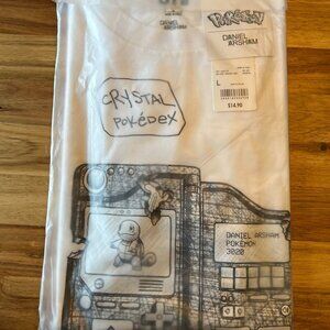 Daniel Arsham x Pokemon x Uniqlo Crystal Pokedex Tee White Size L